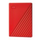 Western Digital My Passport disco duro externo 2000 GB Rojo wdbyvg0020brd-wesn